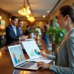 Ile zarabia dyrektor hotelu? Mediana, widełki i top pensje w Polsce.