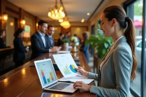 Ile zarabia dyrektor hotelu? Mediana, widełki i top pensje w Polsce.