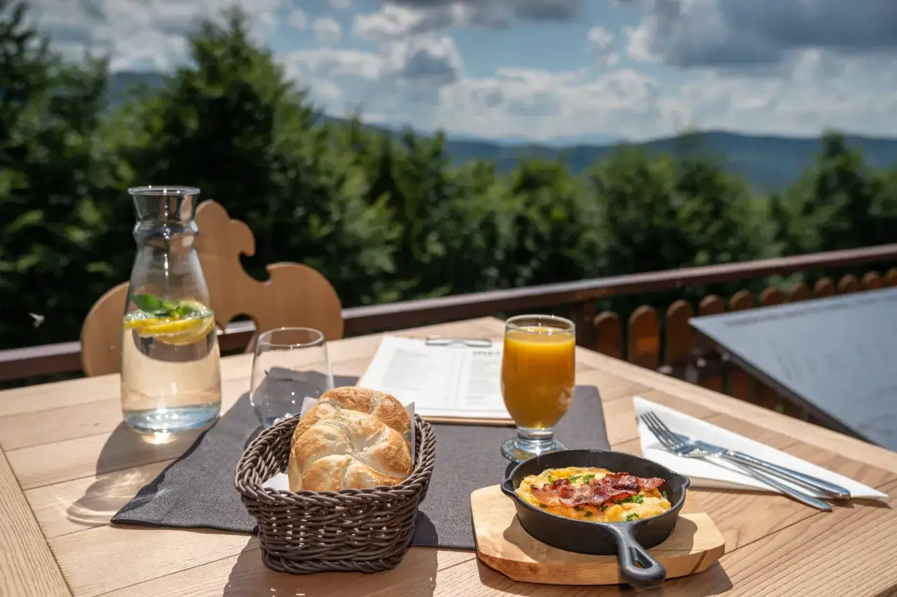 Karczma regionalna Zawoja wystrój i jedzenie